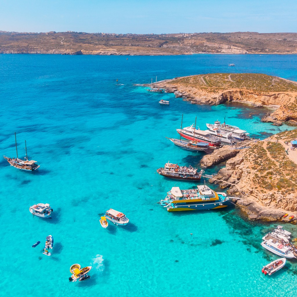 Blue Lagoon turquoise waters