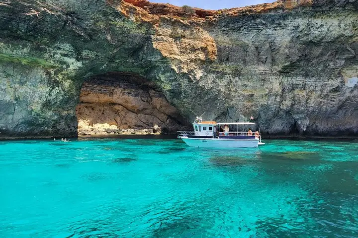 Mellieha Boat Adventure Crystal Lagoon, Blue Lagoon & Gozo